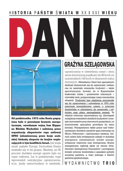 DANIA HISTORIA PAŃSTW ŚWIATA XX I XXI WIEKU GRAŻYNA SZELĄGOWSKA
