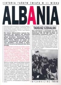 ALBANIA HISTORIA PAŃSTW ŚWIATA XX I XXI WIEKU TADEUSZ CZEKALSKI