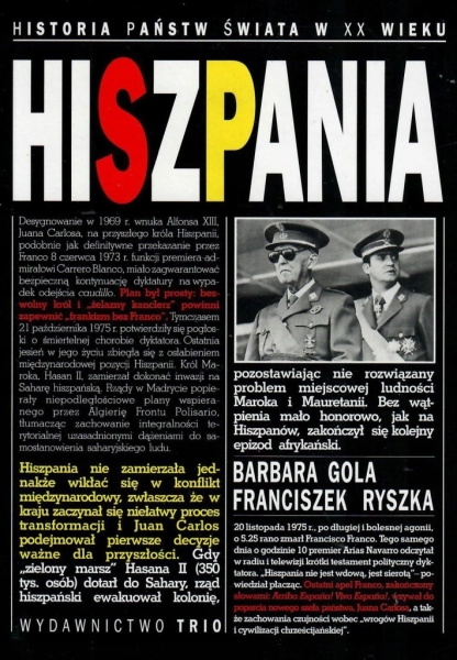HISZPANIA HISTORIA PAŃSTW ŚWIATA W XX WIEKU BARBARA GOLA