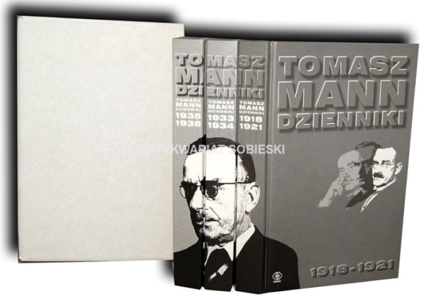 TOMASZ MANN DZIENNIKI 1918-1936 KOMPLET 