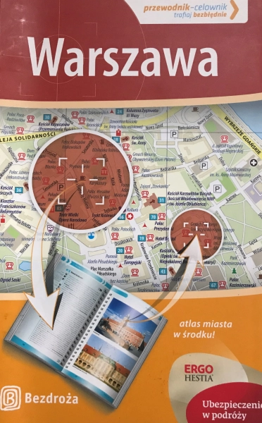 WARSZAWA ATLAS MIASTA PRZEWODNIK