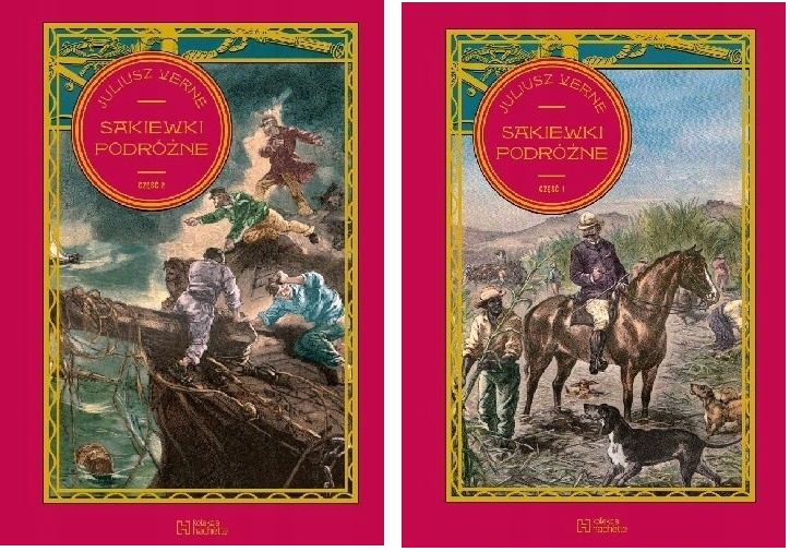SAKIEWKI PODRÓŻNE TOM 1-2 JULIUSZ VERNE