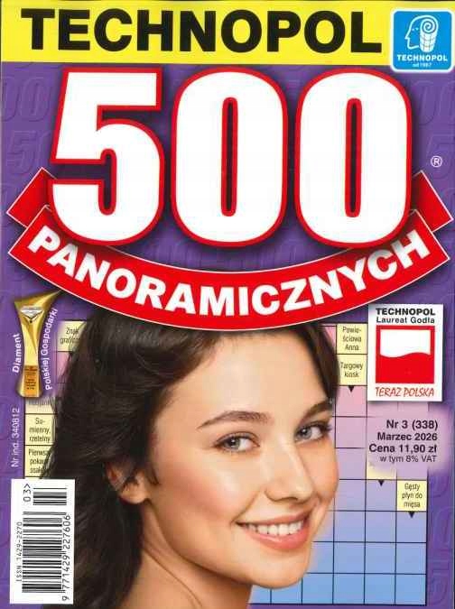 3/2026 500 PANORAMICZNYCH KRZYŻÓWKI