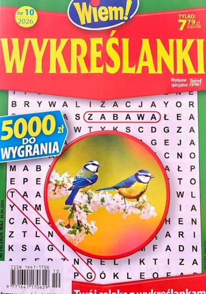 10/2026 WYKREŚLANKI WIEM! KRZYŻÓWKI