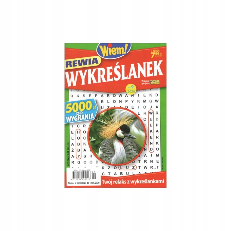 9/2026 REWIA WYKREŚLANEK WIEM! KRZYŻÓWKI