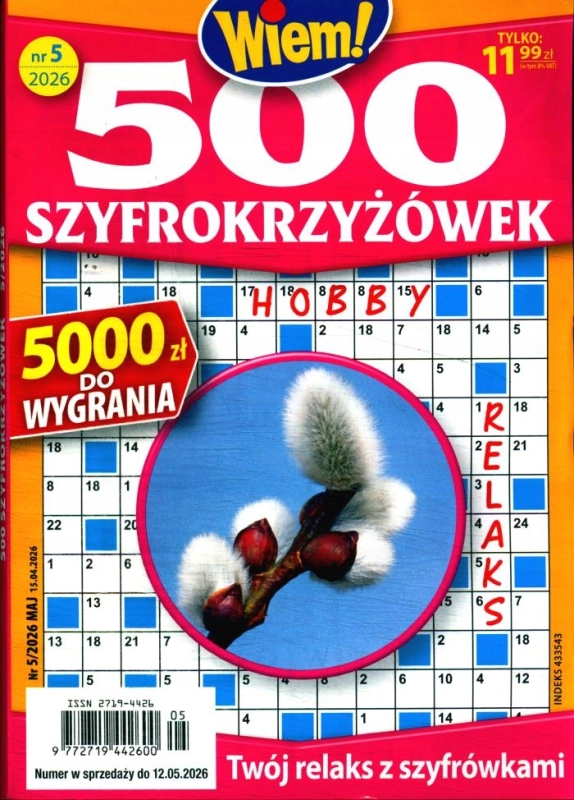 5/2026 500 SZYFROKRZYŻÓWEK WIEM! KRZYŻÓWKI