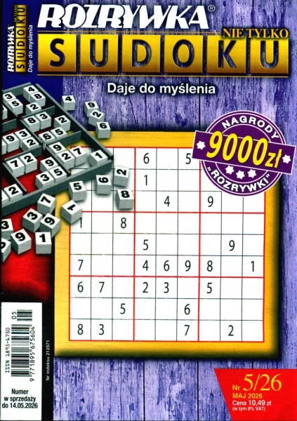 5/2026 NIE TYLKO SUDOKU KRZYŻÓWKI