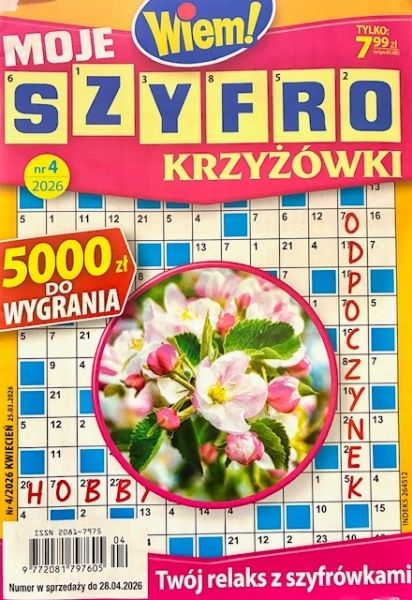 4/2026 SZYFRO KRZYŻÓWKI WIEM! SZYFRÓWKI