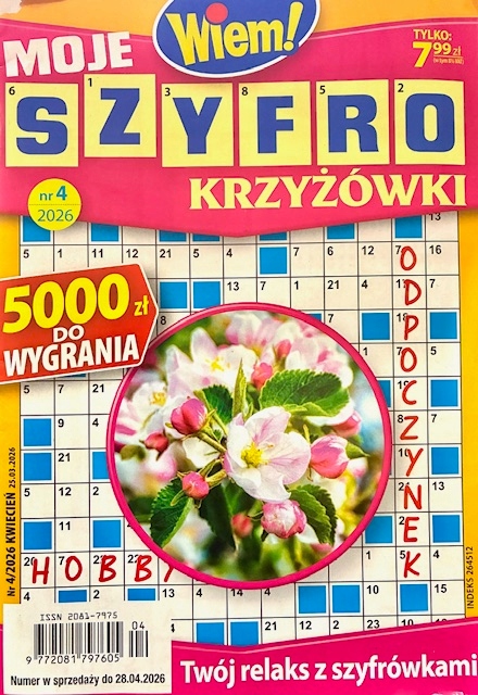 4/2026 SZYFRO KRZYŻÓWKI WIEM! SZYFRÓWKI