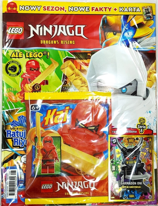 8/2023 LEGO NINJAGO + ZABAWKA KAI