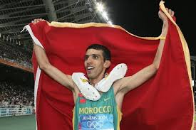 HICHAM EL GUERROUJ IO  2 GOLD MEDALS MAROCO