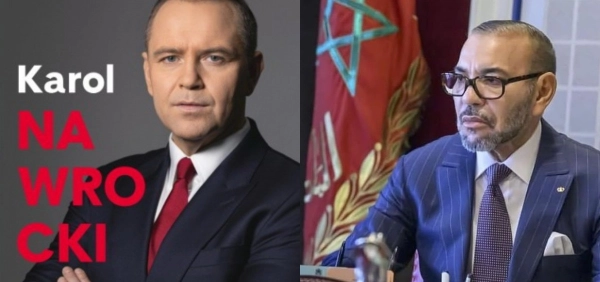 KAROL NAWROCKI  PRESIDENT POLAND/ MUHAMMED VI KING OF MAROCO