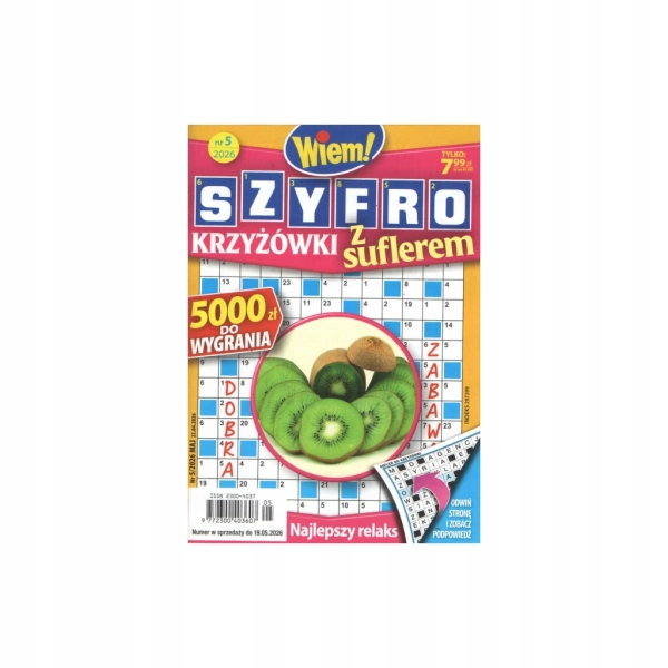 5/2026 SZYFRO KRZYŻÓWKI Z SUFLEREM WIEM! KRZYŻÓWKI