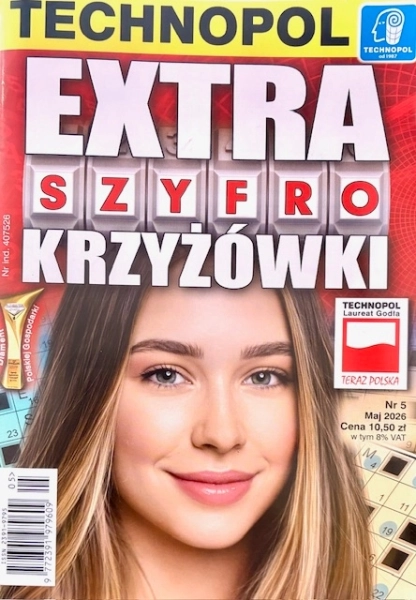 5/2026 EXTRA SZYFRO KRZYŻÓWKI SZYFRÓWKI