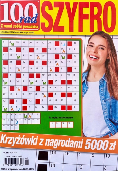 5/2026 100 RAD SZYFRO DUŻE KRZYŻÓWKI