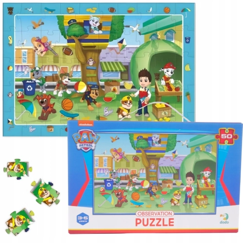 PUZZLE OBSERWACYJNE PAW PSI PATROL 50 ELEMENTÓW