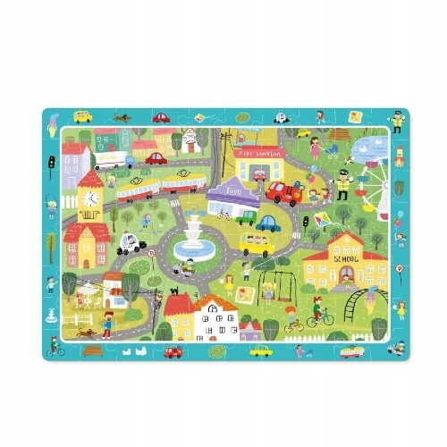 PUZZLE OBSERWACYJNE ŻYCIE W MIEŚCIE 80 ELEMENTÓW
