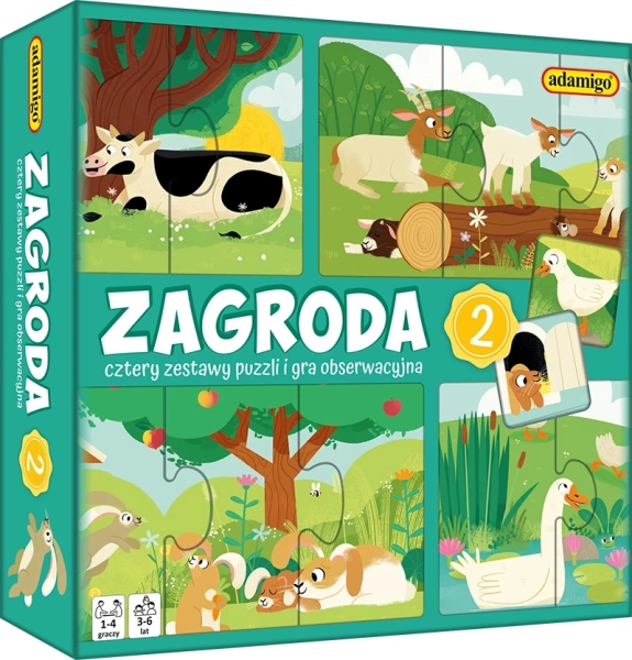 PUZZLE OBSERWACYJNE ZAGRODA 2 FARMA