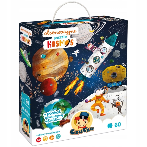 PUZZLE OBSERWACYJNE CZUCZU KOSMOS 60 ELEMENTÓW