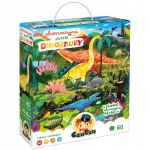 PUZZLE OBSERWACYJNE CZUCZU DINOZAURY 60 ELEMENTÓW