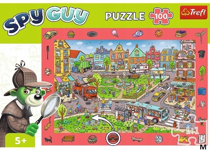 PUZZLE OBSERWACYJNE SPY GUY MIASTO 100 ELEMENTÓW