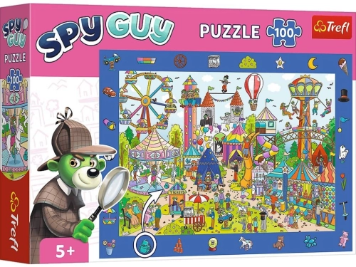 PUZZLE OBSERWACYJNE SPY GUY WESOŁE MIASTECZKO 100 EL.