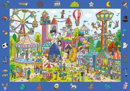PUZZLE OBSERWACYJNE SPY GUY WESOŁE MIASTECZKO 100 EL.