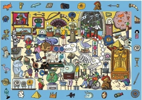 PUZZLE OBSERWACYJNE SPY GUY MUZEUM 100 ELEMENTÓW