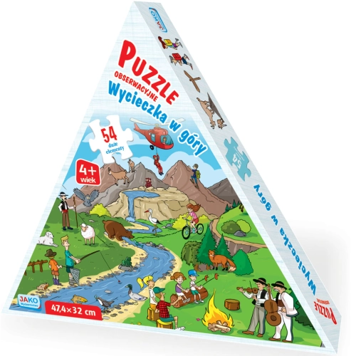 PUZZLE OBSERWACYJNE WYCIECZKA W GÓRY 54 ELEMENTÓW