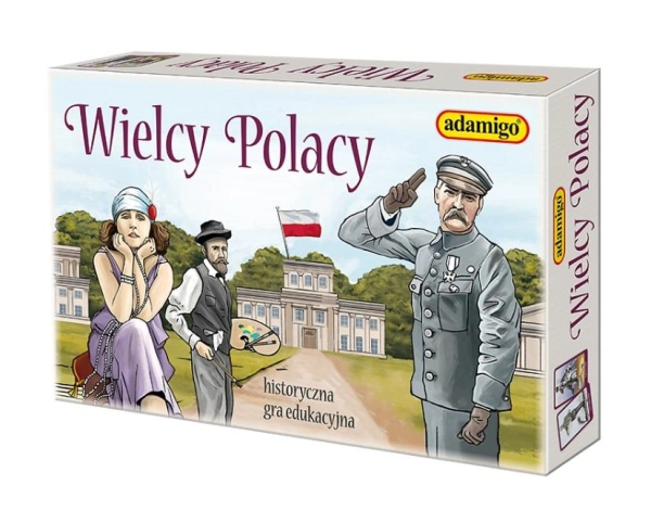 GRA PLANSZOWA HISTORYCZNA EDUKACYJNA WIELCY POLACY
