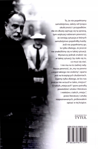 SAMOBÓJSTWO JAKO DOŚWIADCZENIE WYOBRAŹNI STEFAN CHWIN