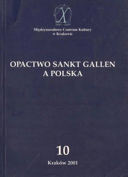 OPACTWO SANKT GALLEN A POLSKA JERZY WYROZUMSKI