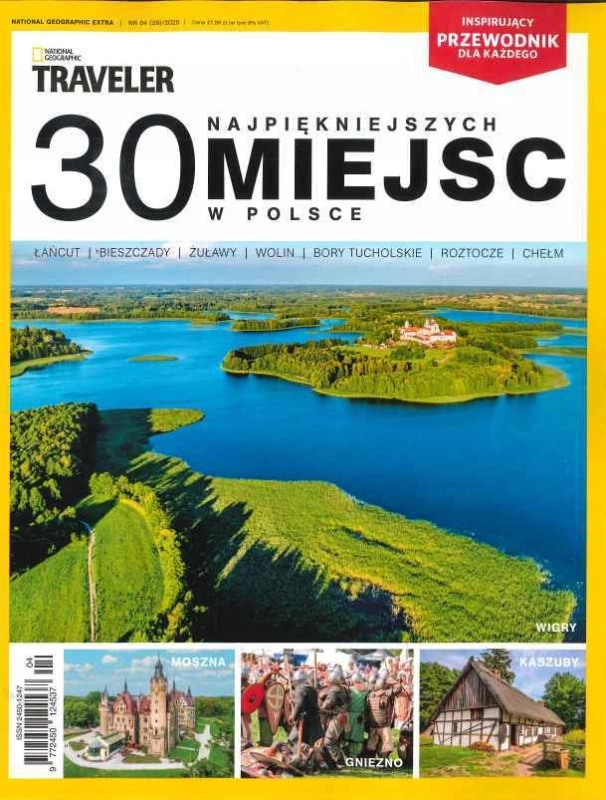 4/2025 TRAVELER NATIONAL GEOGRAPHIC EXTRA 30 MIEJSC W POLSCE