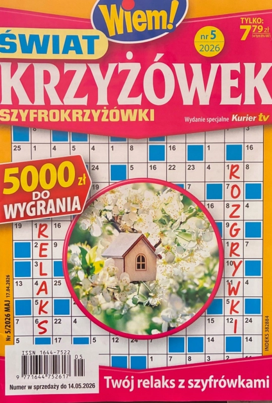 5/2026 ŚWIAT KRZYŻÓWEK WIEM! SZYFROKRZYŻÓWKI