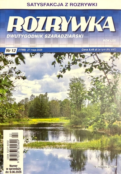 12/2026 ROZRYWKA DWUTYGODNIK SZARADZIARSKI KRZYŻÓWKI
