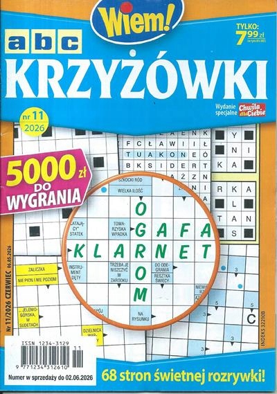 11/2026 ABC KRZYŻÓWKI WIEM! KRZYŻÓWKI