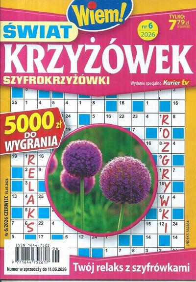 6/2026 ŚWIAT KRZYŻÓWEK WIEM!
