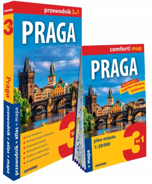 PRAGA 3W1 PRZEWODNIK 2026 + ATLAS + MAPA KATARZYNA BYRTEK