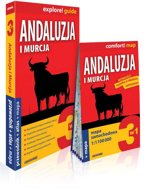 ANDALUZJA I MURCJA 3W1 PRZEWODNIK + ATLAS + MAPA