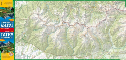 TATRY SŁOWACKIE / TATRY SLOVENSKÉ LAMINOWANA MAPA TURYSTYCZNA 1:30 000