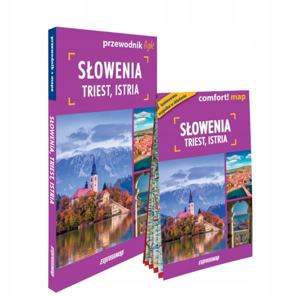 SŁOWENIA TRIEST ISTRIA LIGHT PRZEWODNIK + MAPA 2 W 1