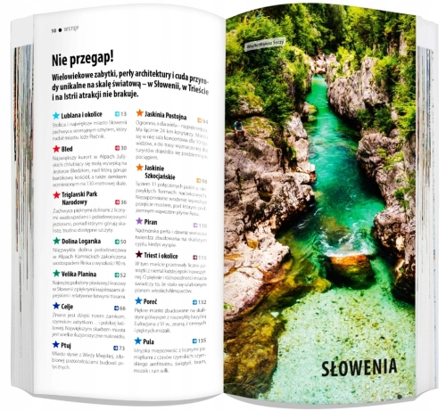 SŁOWENIA TRIEST ISTRIA LIGHT PRZEWODNIK + MAPA 2 W 1