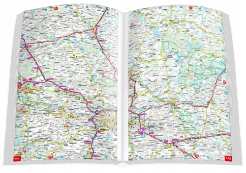 POLSKA ATLAS SAMOCHODOWY 1:300 000