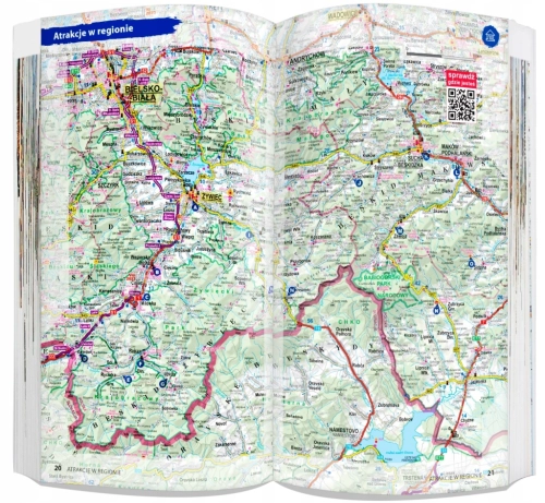 BESKID ŻYWIECKI LIGHT PRZEWODNIK + MAPA 1:50 000