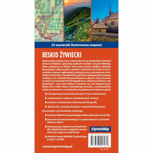 BESKID ŻYWIECKI LIGHT PRZEWODNIK + MAPA 1:50 000