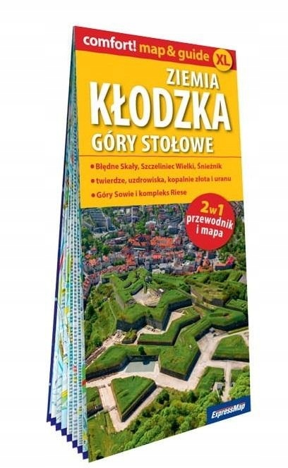 ZIEMIA KŁODZKA GÓRY STOŁOWE 2W1 PRZEWODNIK I MAPA