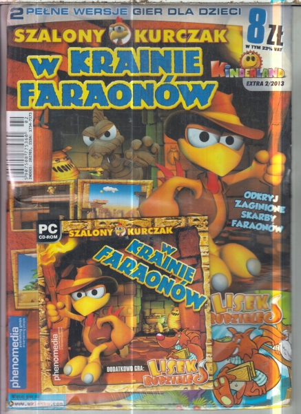 SZALONY KURCZAK W KRAINIE FARAONÓW CD ROM FOLIA