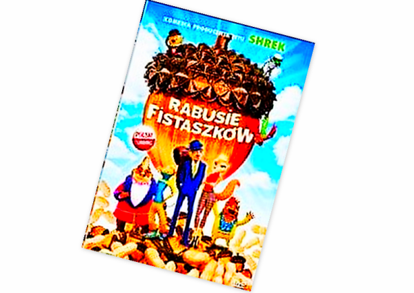 RABUSIE FISTASZKÓW DVD 80 MINUT FOLIA 