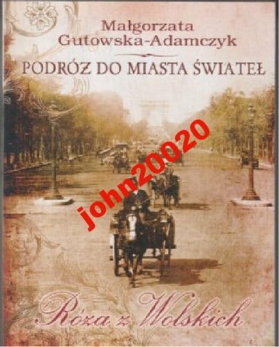 PODRÓŻ DO MIASTA ŚWIATEŁ.RÓŻA.M GUTOWSKA -ADAMCZYK