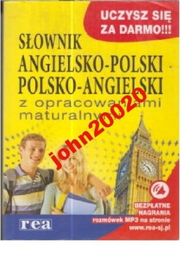 SŁOWNIK ANGIELSKO POLSKI I POLSKO ANGIELSKI.